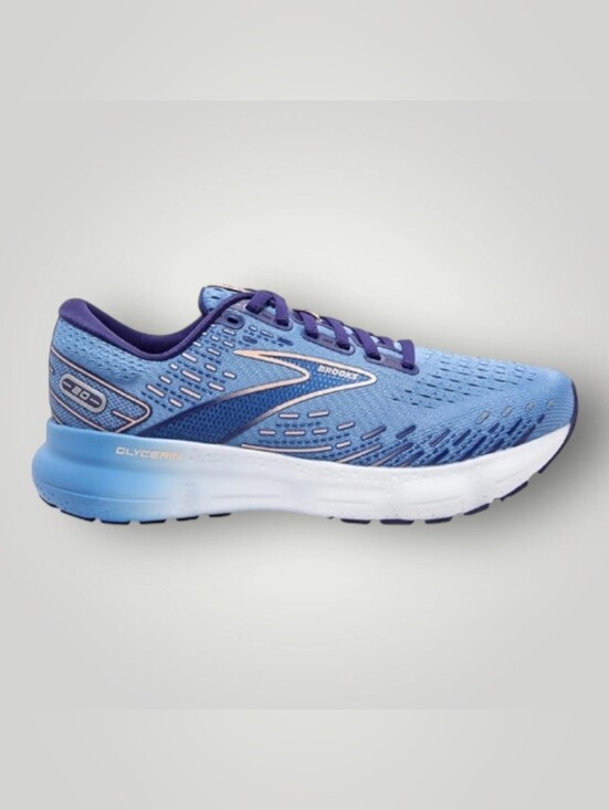 Brooks Shoes - Brooks Women's Light Blue and Purple Glycerin Running Shoe